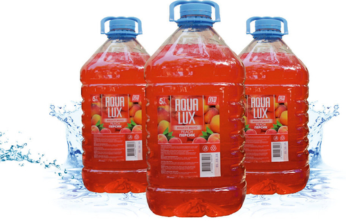 ЖИДКОЕ МЫЛО AQUA LUX ПЕРСИК 5Л