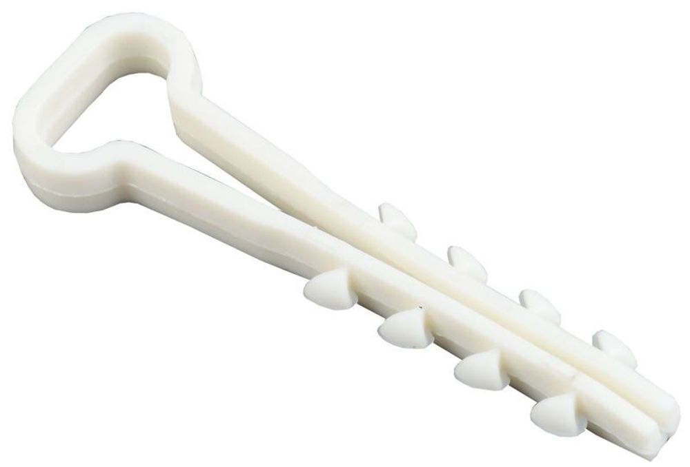 Дюбель-хомут 5х8мм для плоского кабеля нейлон бел. (уп.100шт) IEK UHH35-5-8-100 Дюбель-хомут 5х8мм для плоского кабеля нейлон бел. (уп.100шт) IEK UHH35-5-8-100