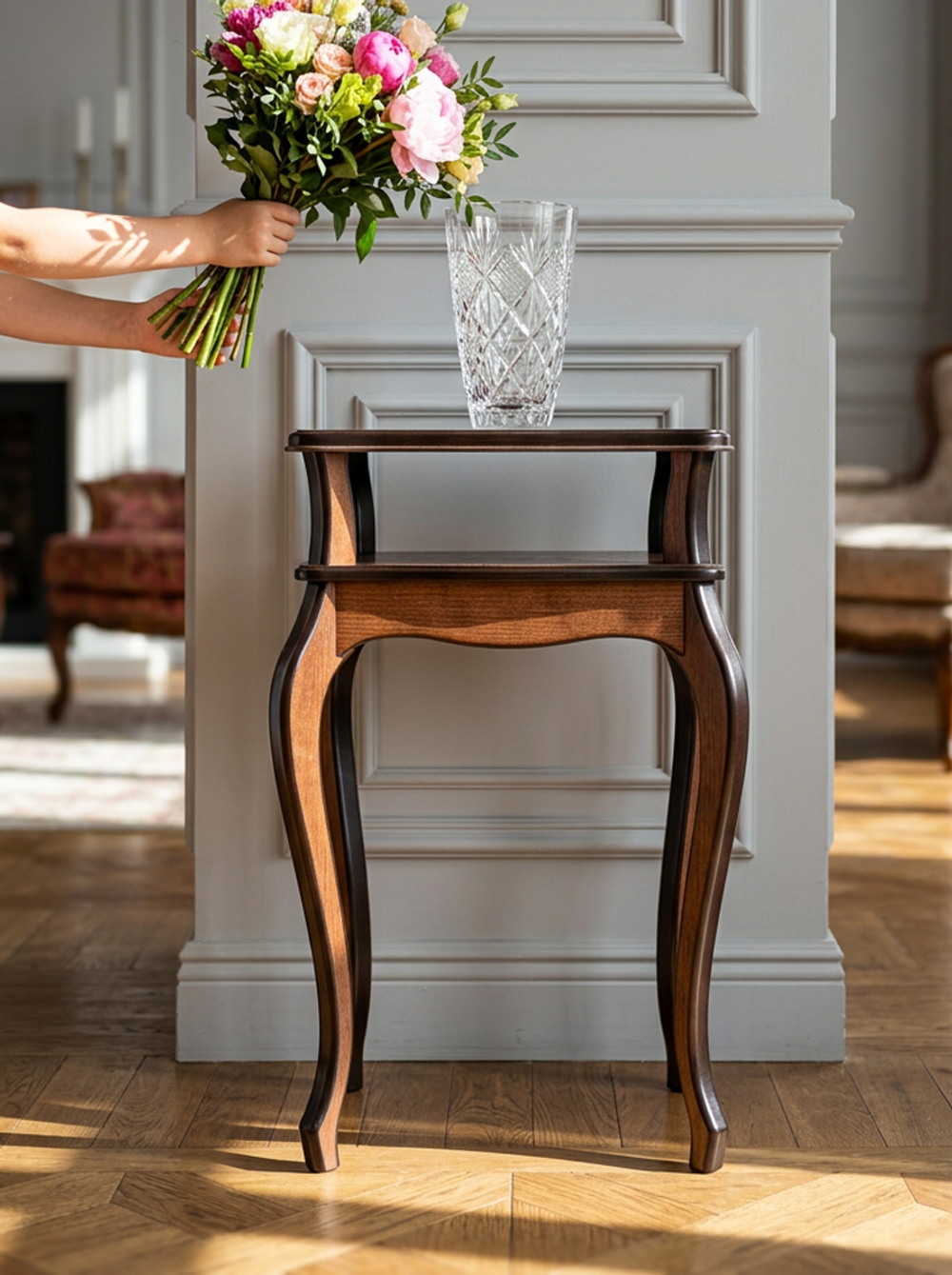 Подставка Мебелик Берже орех Л