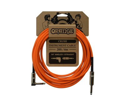 Crush 20ft Instrument Cable Angled to Straight