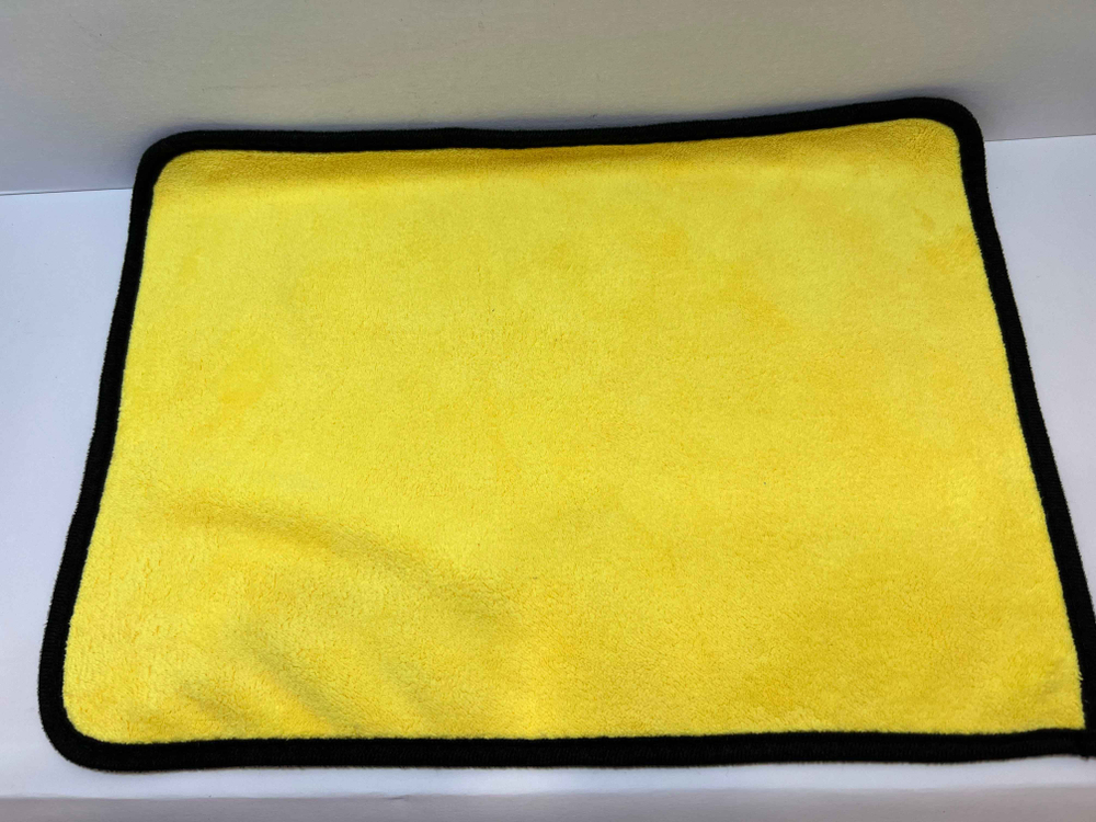 Салфетка из микрофибры универсальная, желтый-серый (38.5см x 28.5см) (1 шт.)