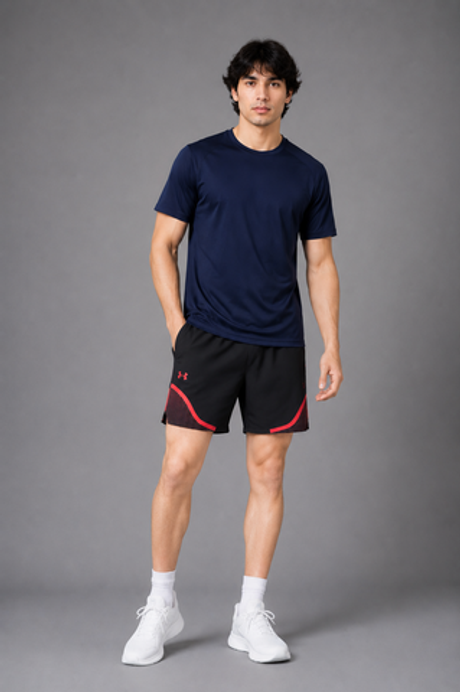 Шорты мужские Under Armour UA Vanish Woven 6in Grph Sts-BLK