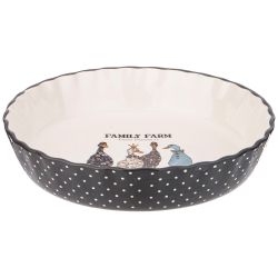 ФОРМА ДЛЯ ВЫПЕЧКИ AGNESS "FAMILY FARM" КРУГЛАЯ 2,1 Л 27,5*27,5*6 CМ