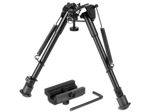 Сошки ShotTime на антабочный винт без качалки 10 позиций L=22,5-37,5см