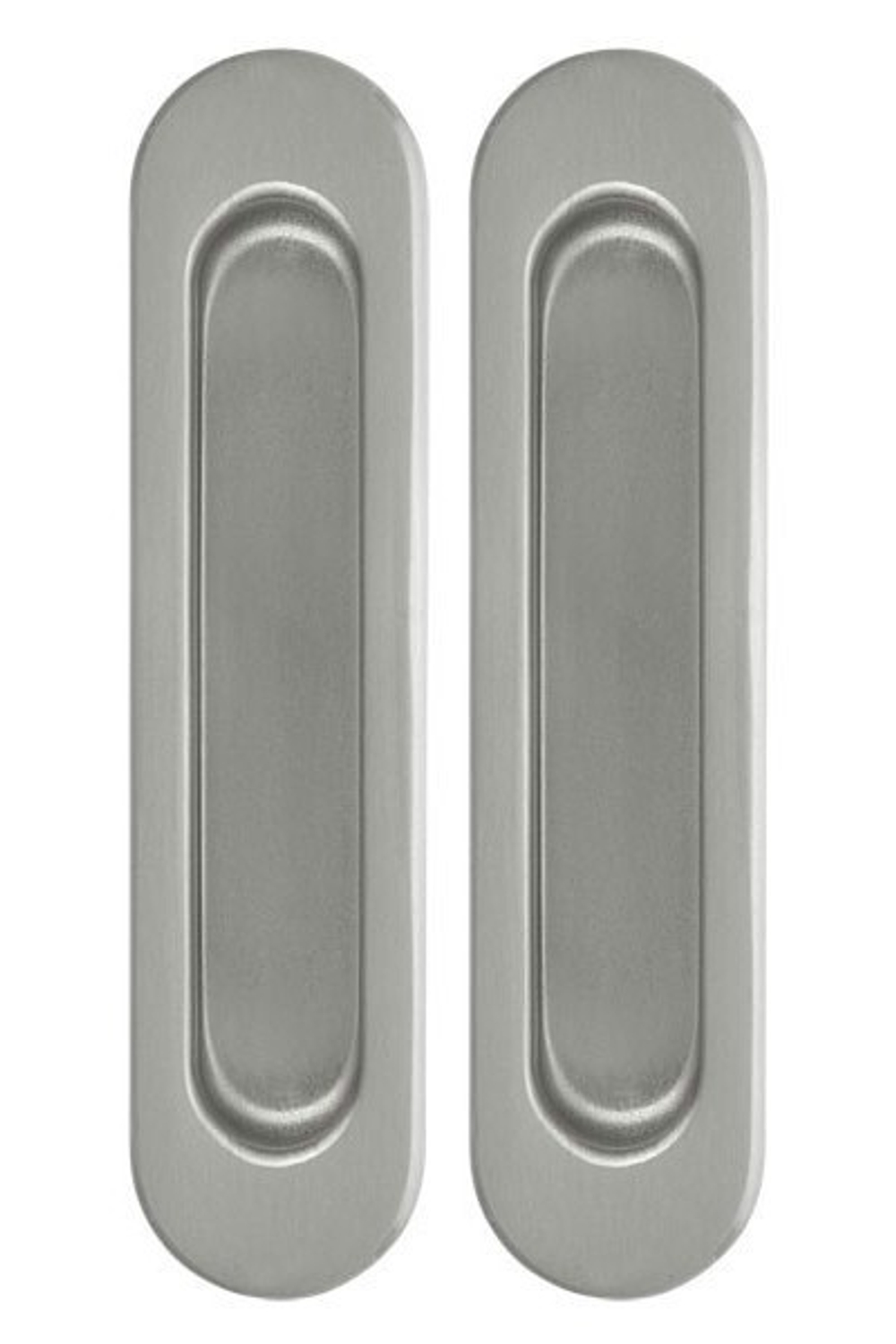 Ручка для раздвижных дверей Армадилло SH010-SN-3 (цена за комплект), цвет никель матовый (гарантия - 5 лет)