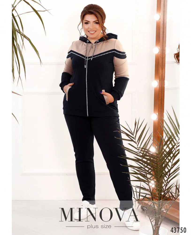 Костюм 8-280-синий-пудра Minova