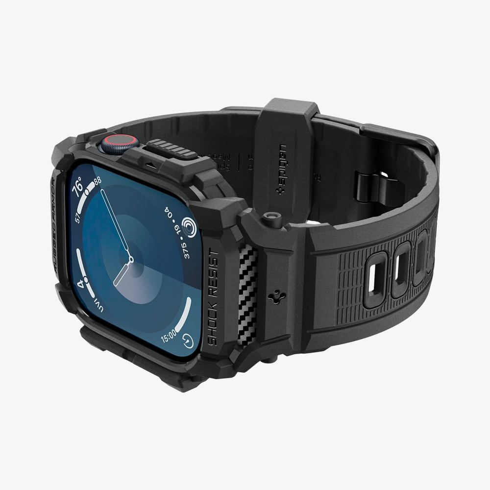 Ремешок Spigen Rugged Armor Pro Apple Watch 10 46mm - matte black