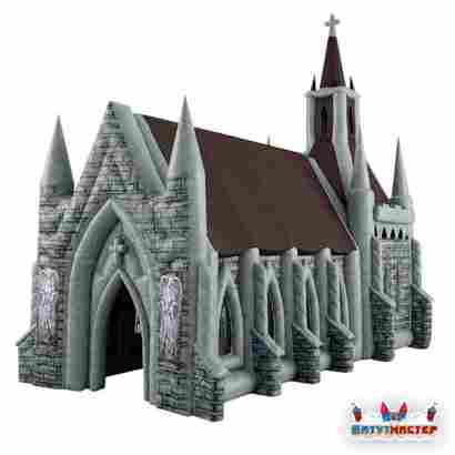 Надувной тоннель страха «Замок теней», 18×12×6,5 м