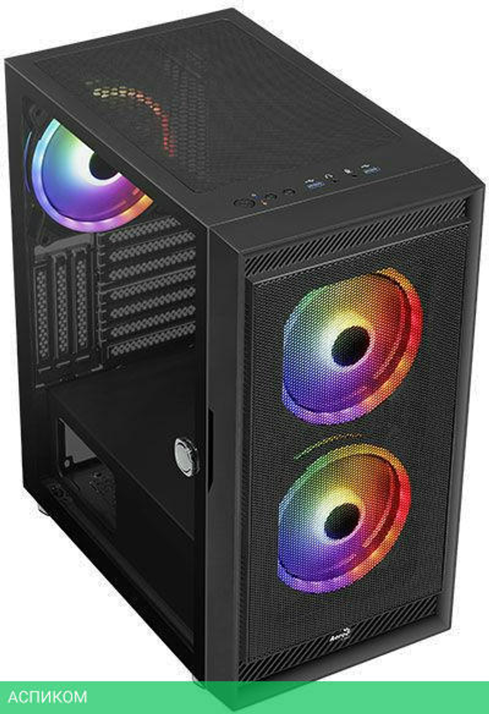 Корпус Aerocool Graphite-G-BK-v2 без БП черный (ACCM-PB24033.11)