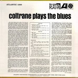 John Coltrane / Coltrane Plays The Blues (LP)