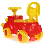 Толокар машина средняя с муз.рулем, цв. красный RRB-115 (54*27*34 см)