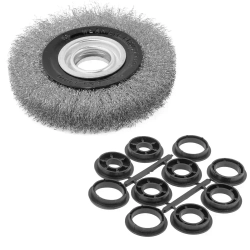 Щетка дисковая 150 мм, кордщетка по металлу