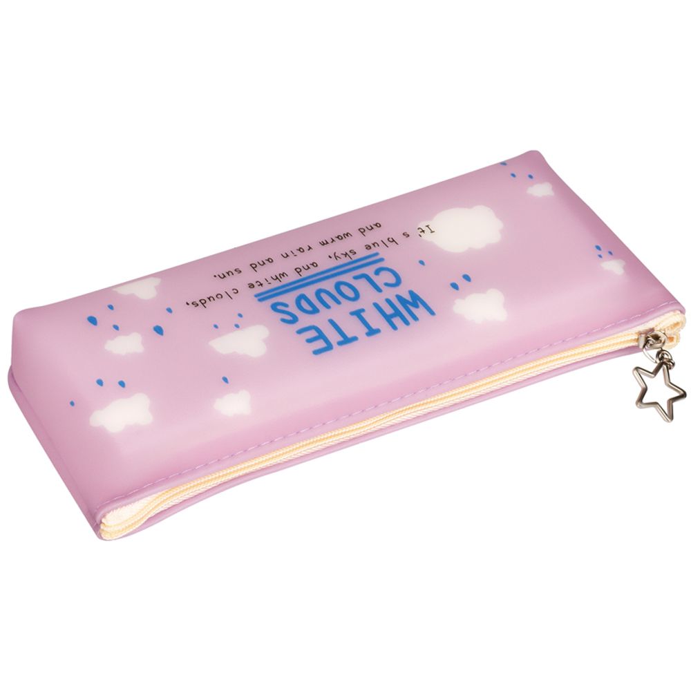 Пенал мягкий, 205*75*30 MESHU "Clouds", силикон