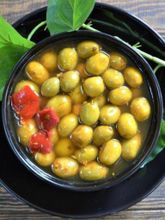 Оливки зеленые AgaOglu Soslu в соусе пряные 720 г