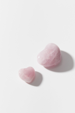 Сердечко из розового кварца M