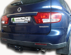 Фаркоп Лидер-Плюс для SSANG YONG REXTON 1 2003-2007 REXTON 2 2007- KYRON 2 (DJ) 2007-2015 с электрикой и сертифкатом в комплекте арт.(S205-FC)