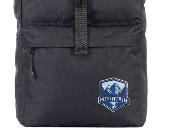 Нашивка термоаппликация на одежду и  на рюкзак. Mountain. Горы. Путешествия