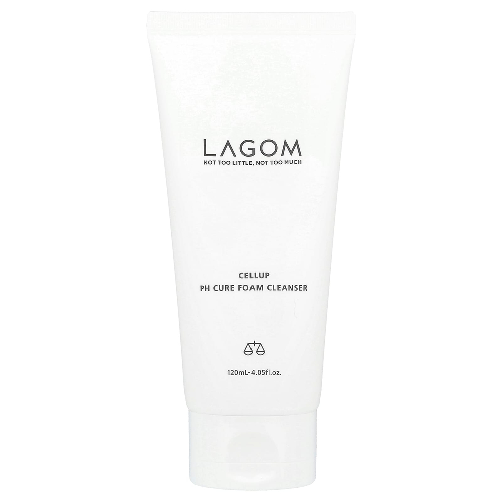 LAGOM, Cellup pH Cure Очищающая пенка, 120 мл (4,05 жидк. Унции)