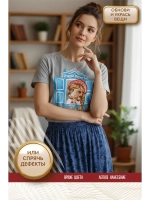 Термонаклейка на одежду, термопринт Окно Лошадка