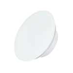 Вытяжной тонкий вентилятор для ванн ММ-Р 01 пластик круглый 90 м³/час с обратным клапаном белый матовый