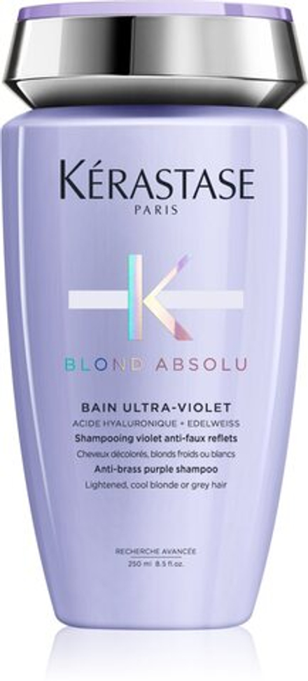 Kerastase Blond Absolu Bain Ultra-Violet - ванна для обесцвеченных волос с мелированием в оттенок холодный блонд /   250  ml  / GTIN 3474636692231