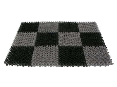 Коврик ТРАВКА 42*56см (черно-серый)