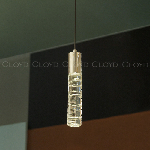 Подвесной светильник Cloyd ESPE-A P1 / выс. 27 см - хром (арт.11480)