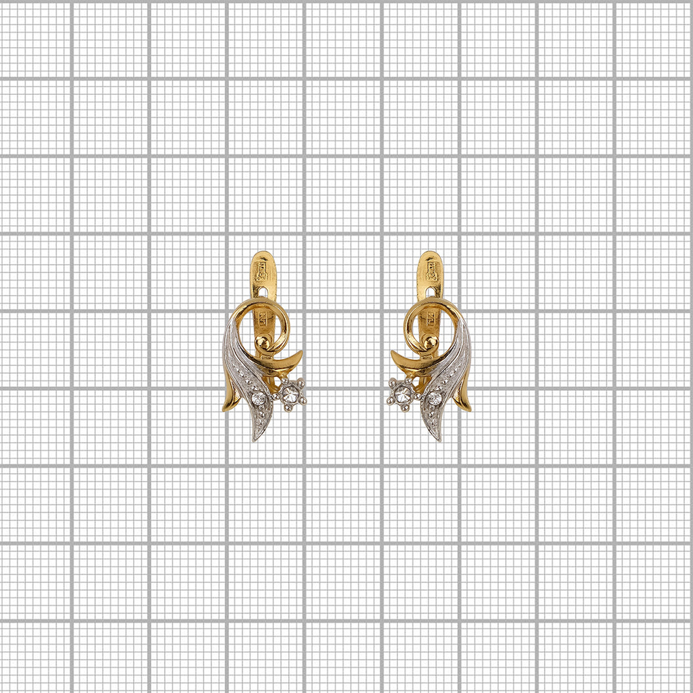 "Гипюр" серьги из коллекции "Ателье" от Jenavi