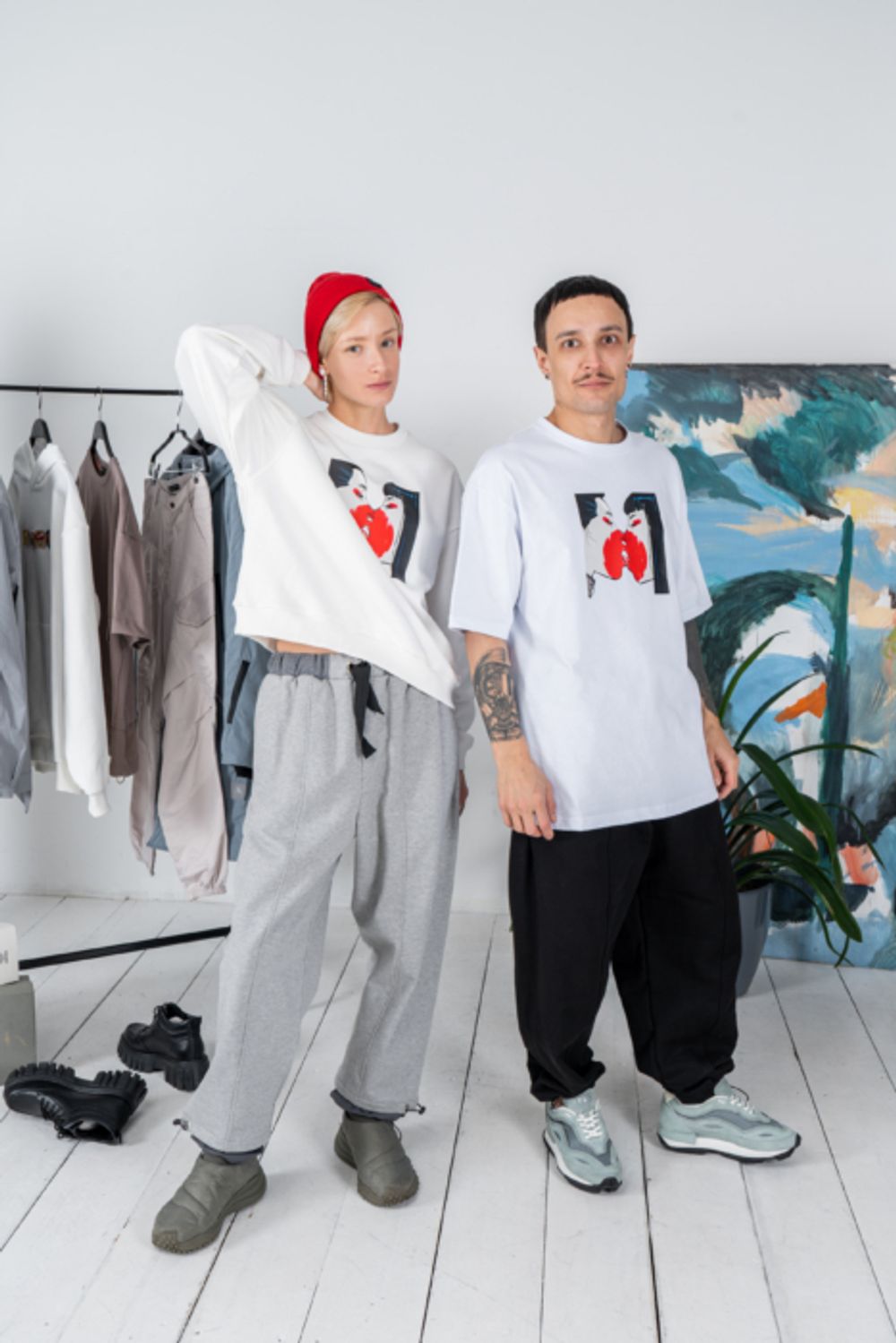 Футболка White Crow Japan Kiss белая