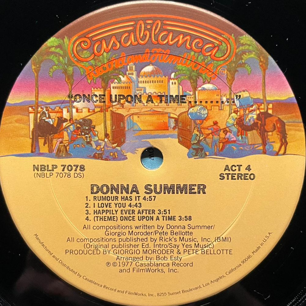 Donna Summer ‎– Once Upon A Time 2LP (США 1977г.)