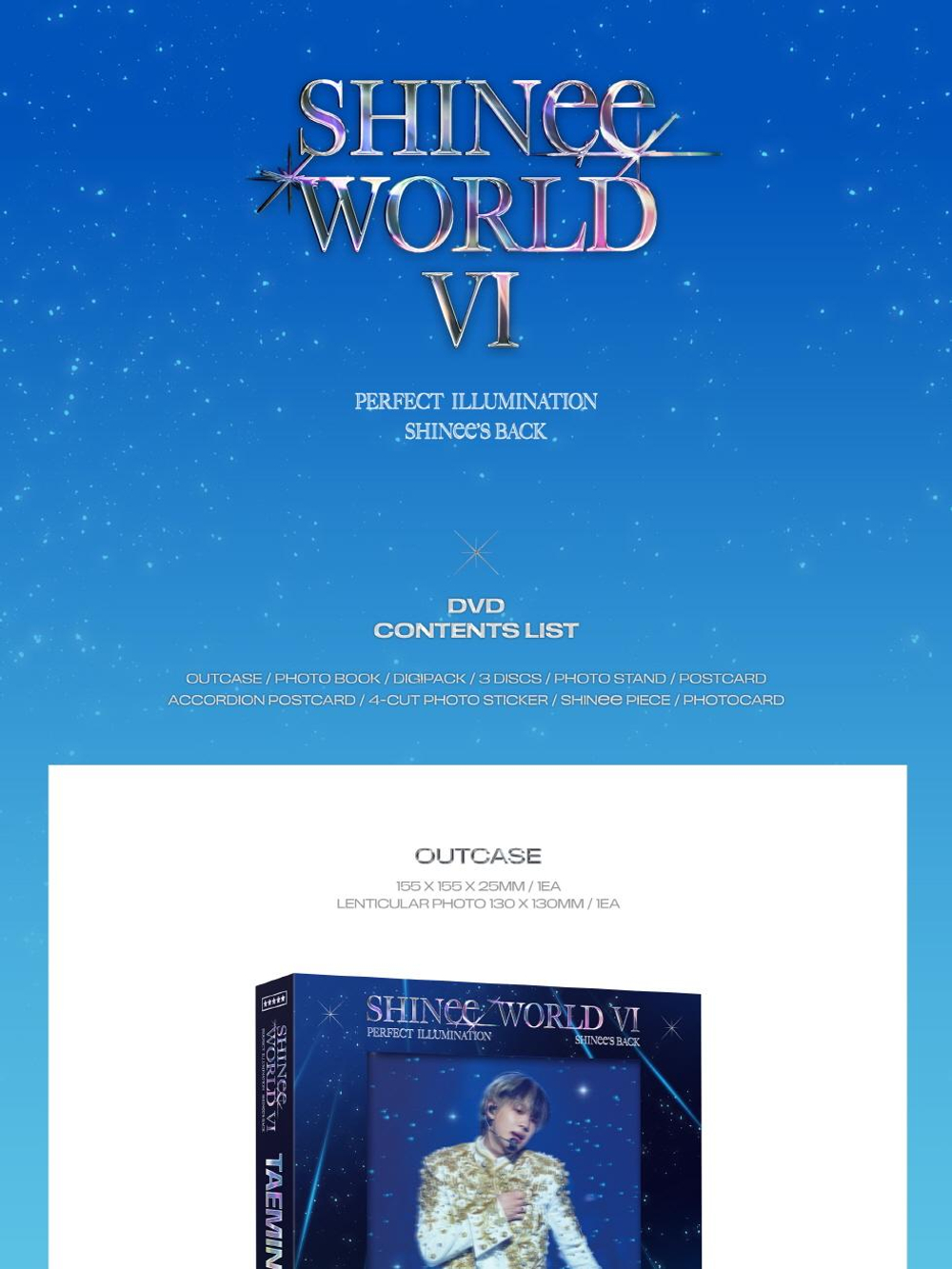 видео SHINee - PERFECT ILLUMINATION : SHINEE'S BACK WORLD VI DVD TAEMIN Version