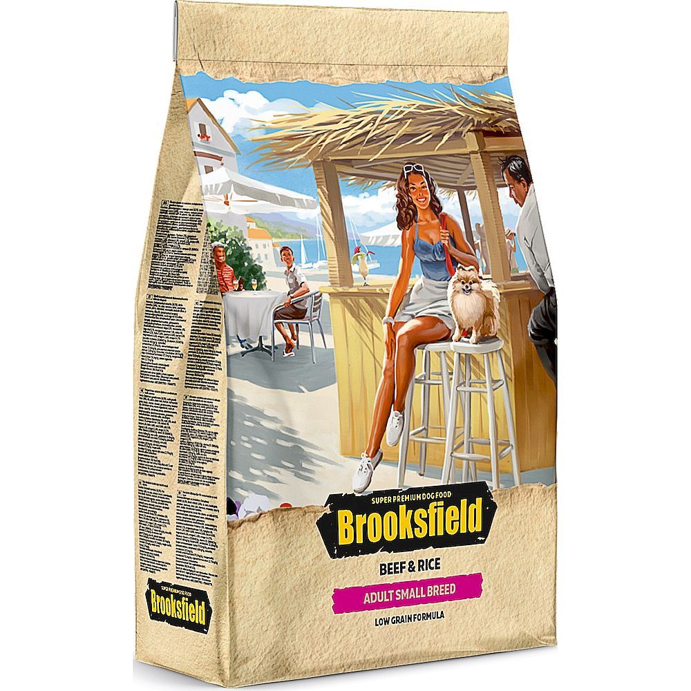 BROOKSFIELD Adult Dog Small Breed Сухой корм для взрослых собак мелких пород 3кг Говядина