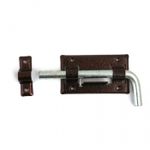 Задвижка дверная  3Д-03 медь (гнут круг.риг.) (00001702)