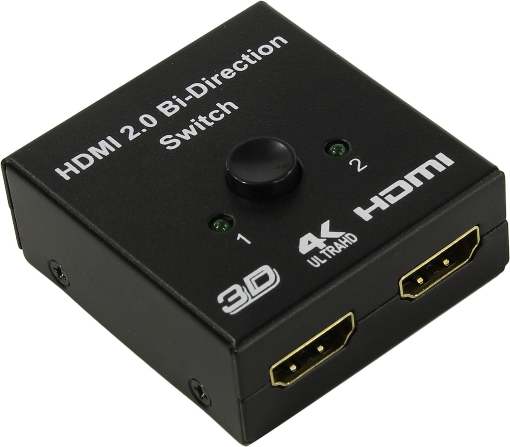 2-port HDMI2.0 Bi-direction Switch (1in -&gt; 2out, 2in  -&gt;  1out)