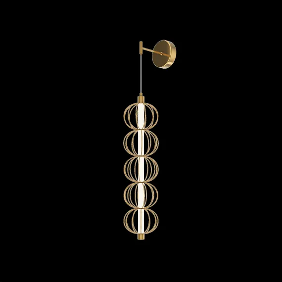 Настенный светильник (бра) Золотая клетка / Golden Cage 3000К 17Вт Maytoni mod216wl-l10g3k