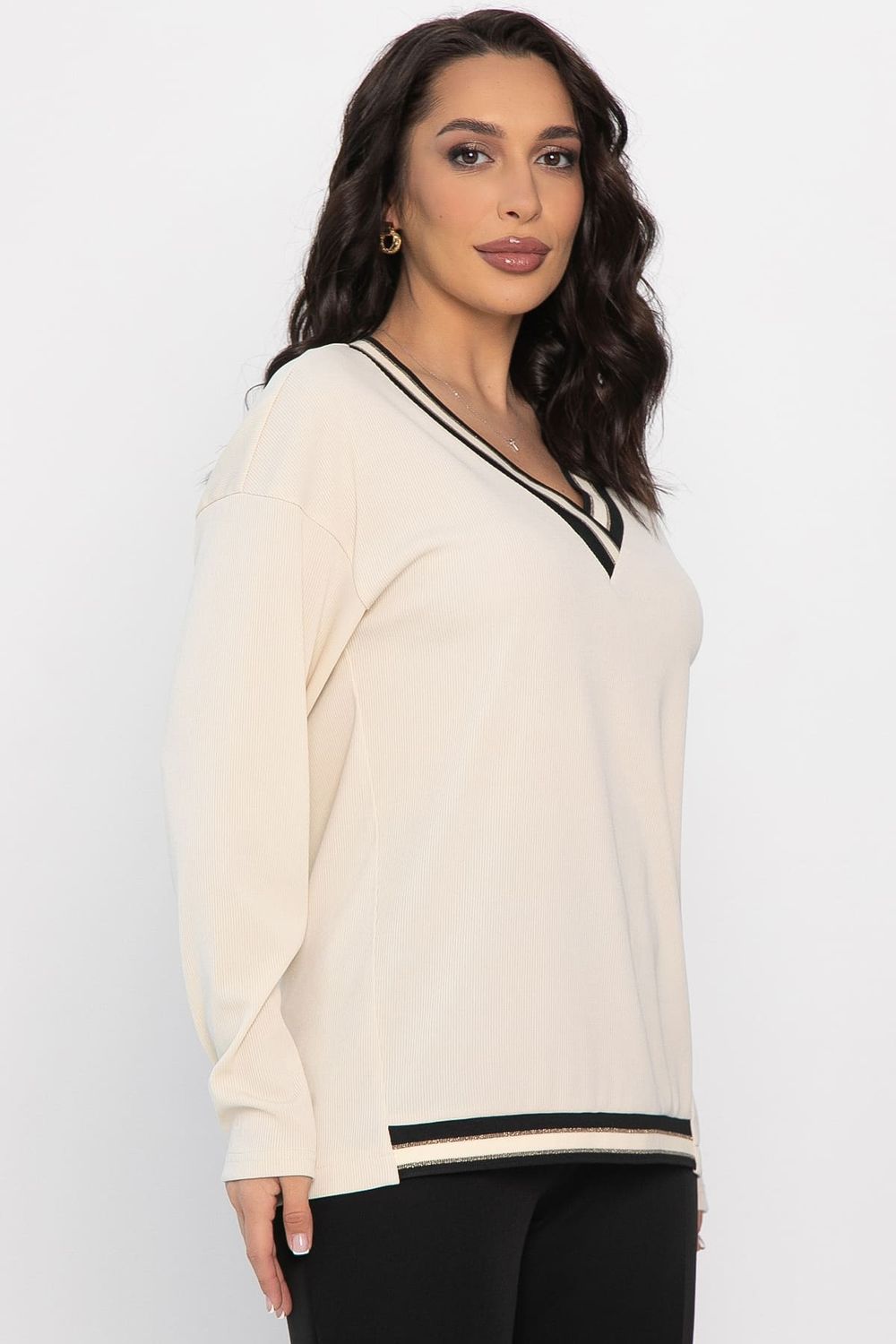 Джемпер трикотажный Камилла (бежевый) Б14453-5М LT Collection