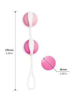 Gvibe Geisha Balls 2 Вагинальные шарики розовые