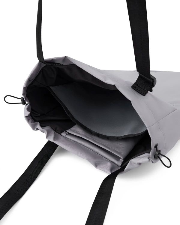 Сумка Тоут из нейлона серая - фото 3