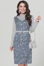 Платье Новый облик, принт DStrend (Акция)