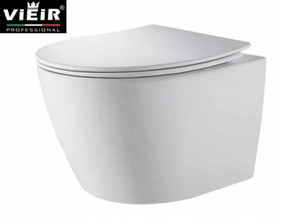 Унитаз подвесной, круглый (БЕЛЫЙ)  ViEiR  (1шт)