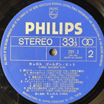 Carol ‎– 20 Golden Hits (Япония 1974г.)