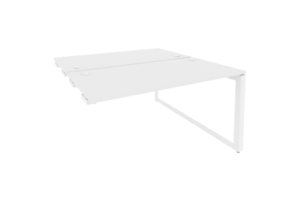 Стол-приставка двойной на О-образном м/к к опорным элементам 1635 Onix