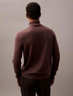 Свитер Calvin Klein Extra Fine Merino Blend Turtleneck Raisin