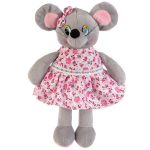 Игрушка мягкая Мышка платье в цветочек 16см без чипа в пакет (Мульти-Пульти)