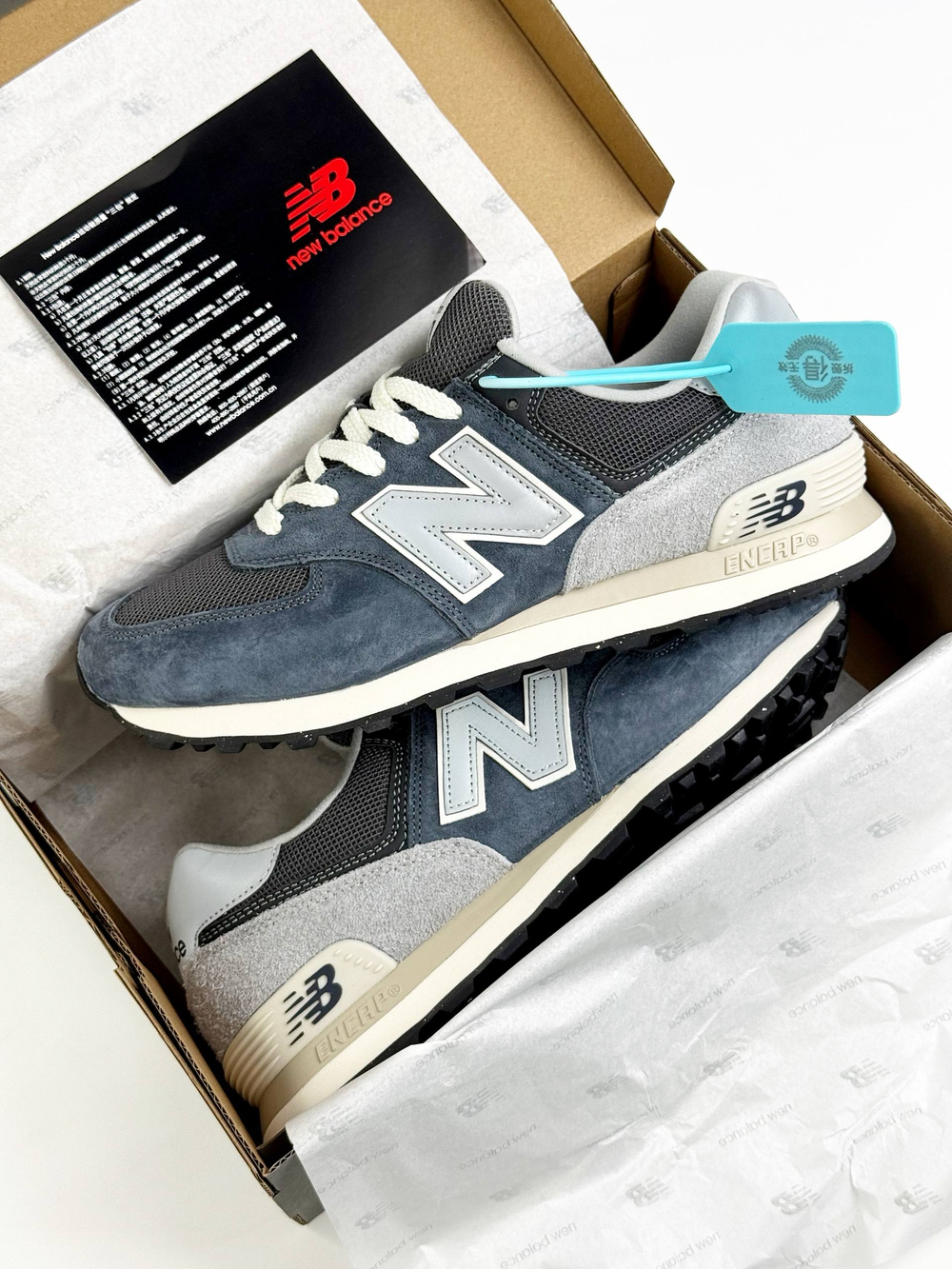 Кроссовки New Balance 574 #B234 (син.)