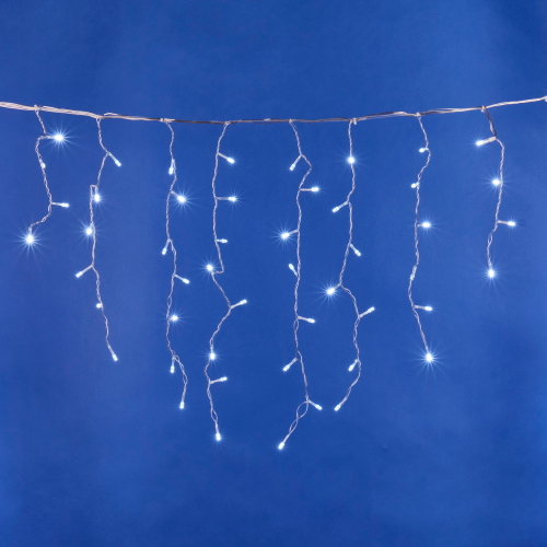 ULD-B3010-200/DTA WHITE IP20 Бахрома светодиодная с контроллером, 200 светодиодов, 3 м, белый, IP20, провод прозрачный