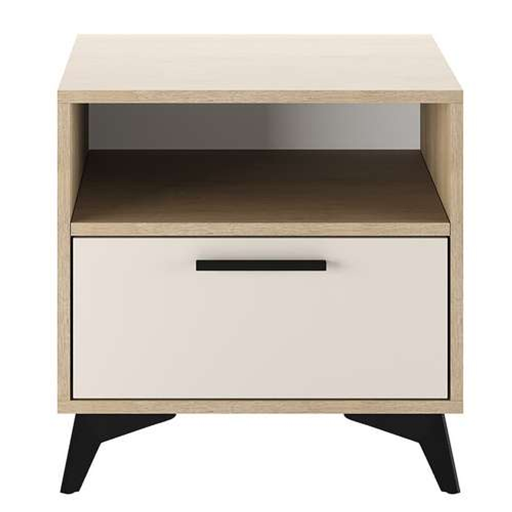 Тумба прикроватная 500 1Я "ЕВА" Дуб Экспресив - Сатин