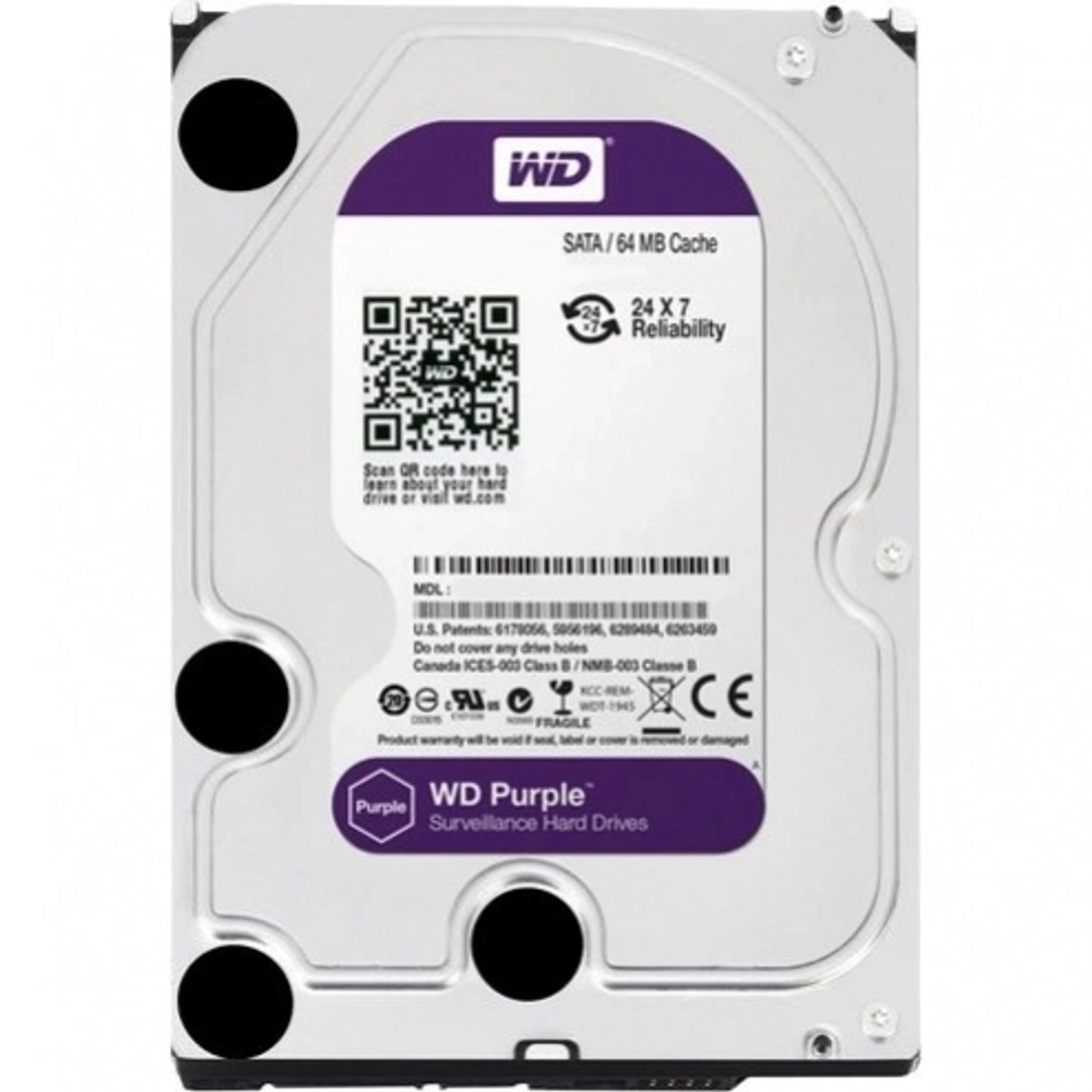 Жесткий диск Western Digital WD Purple Pro 22 ТБ 3.5" (WD221PURP)