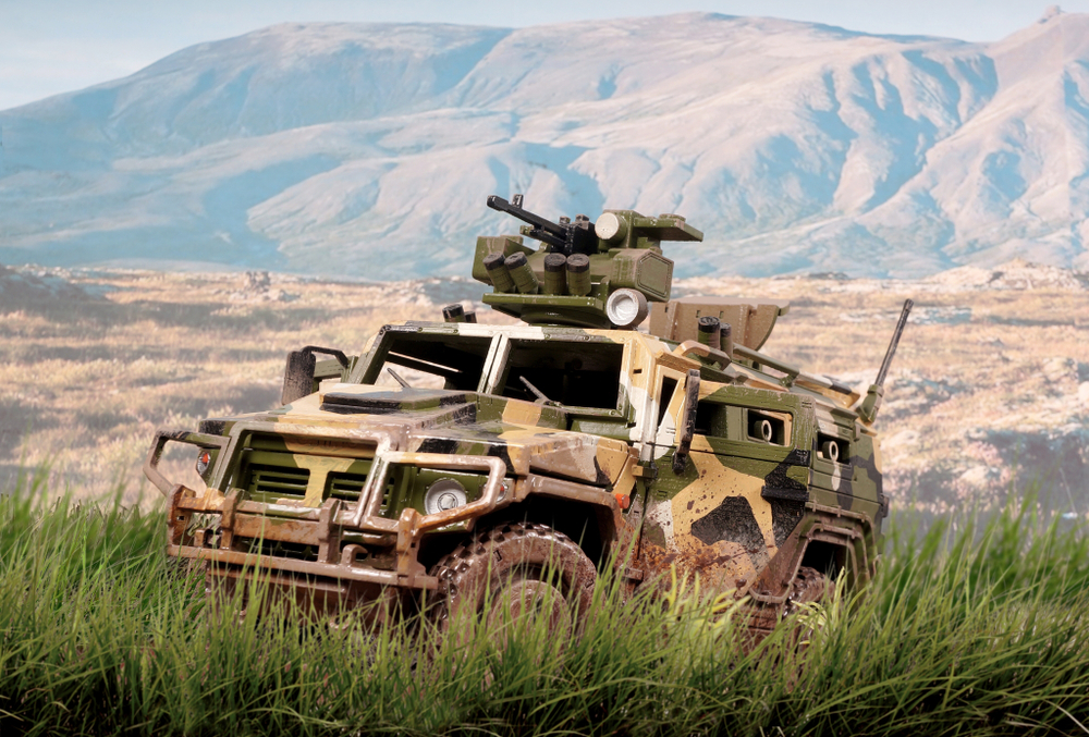 Деревянный конструктор, сборная модель Lemmo Бронеавтомобиль Лигер