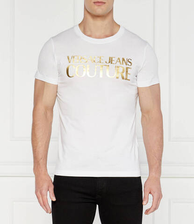 Футболка Versace Jeans Couture - белый(77GAHT05CJ00T)